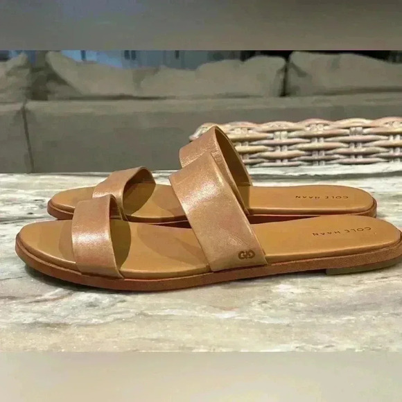 Women’s COLE HAAN tan leather sandals- Size 10 - Picture 6 of 6